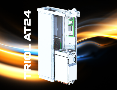 Triol AT24The key performance characteristic of the AT24 VFD series is ultra-adaptability: the technical specifications support superior versatility. This is a widely applicable, cost-effective solution for motor control. Intelligent design results in fea