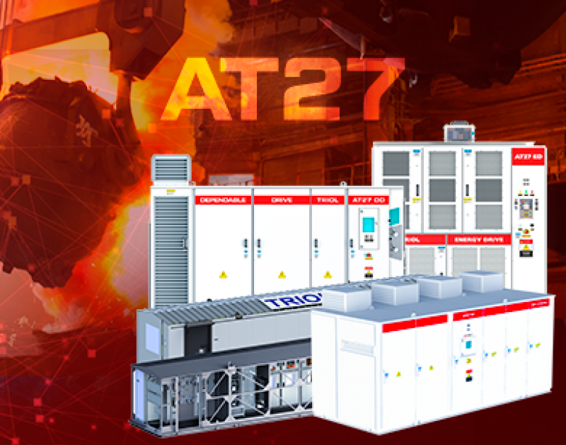 Triol AT27 drives inversores de frequência na indústria metalúrgica