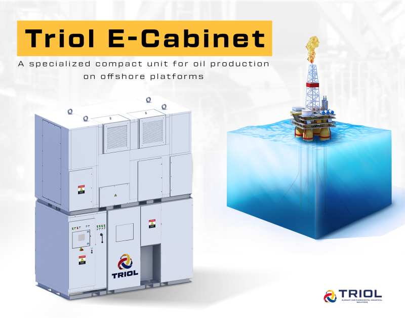 Triol E-Cabinet: una unidad compacta especializada para la producción de petróleo en plataformas marinas